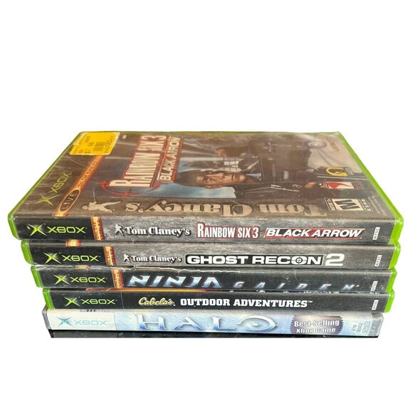 Xbox 5 Game Lot Used Untested - See Description - Picture 1 of 6
